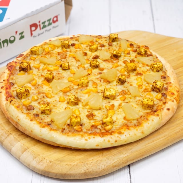 9" Veg Hawaiian Pizza.