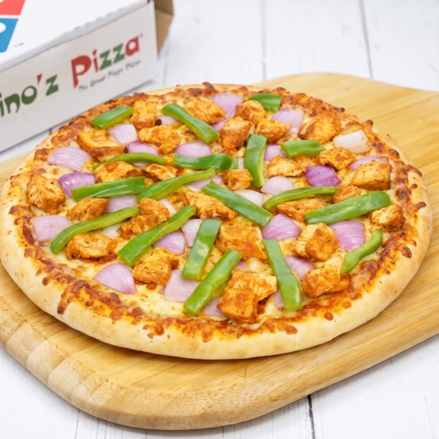 9" Grilled Chicken Pizza.