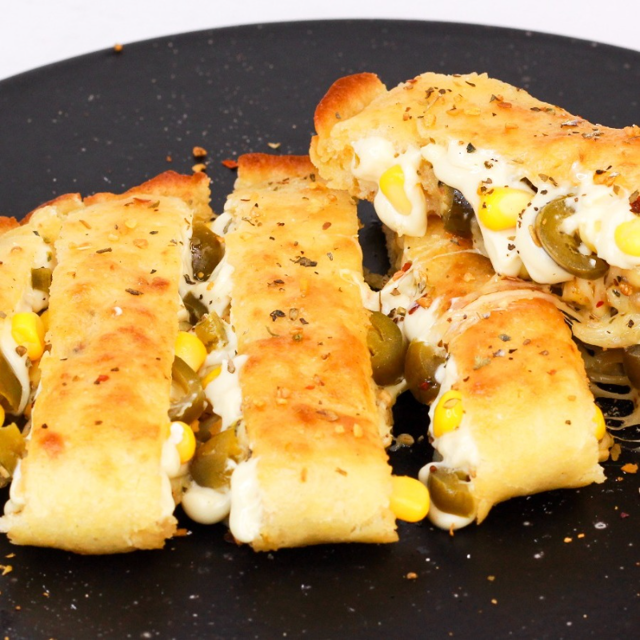 Stuffed GB Corn, Jalapeño & Cheese.