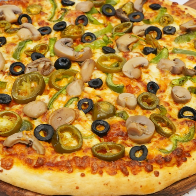 9" Burn to Hell Pizza.