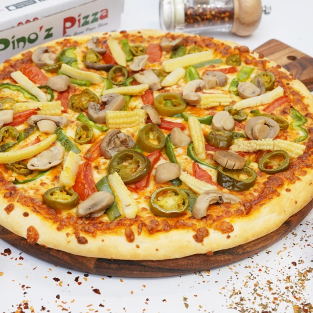 9" Las Vegas Treat Pizza.