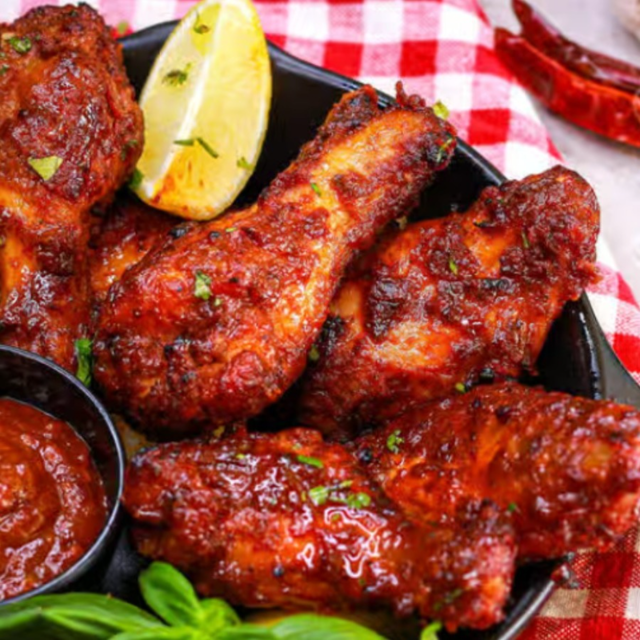 BBQ Chicken Wings.