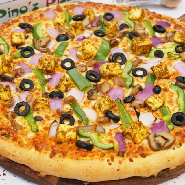 9" Peri Peri Veg Pizza.
