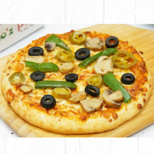 9" Burn to Hell Pizza.