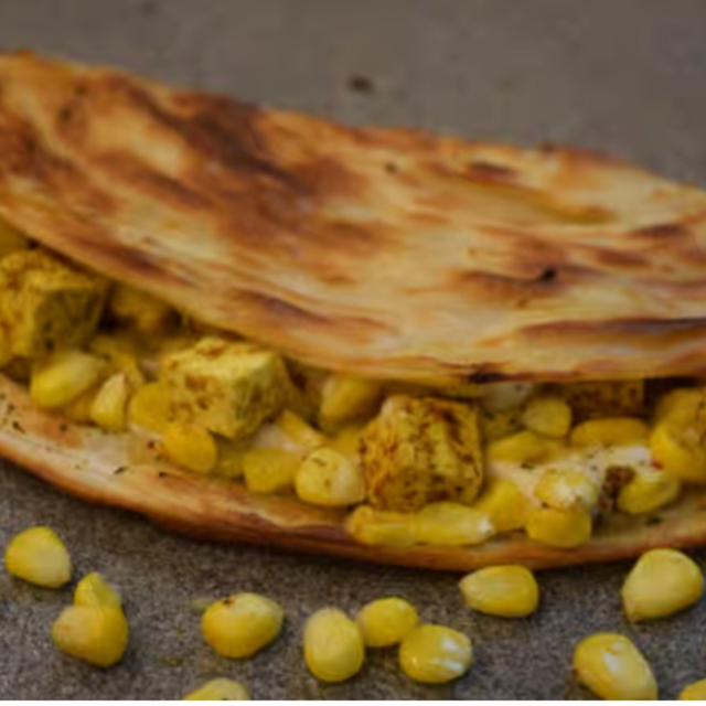 Paneer & Corn Taco.