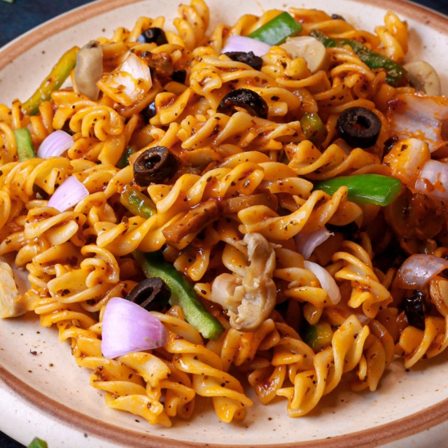 Mexicana Non-Veg Pasta.