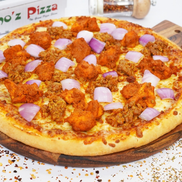 15" Mixed Grill Pizza.