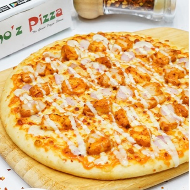 9" Buffalo Chicken Pizza.