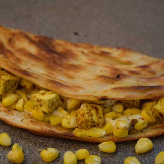 Paneer & Corn Taco.